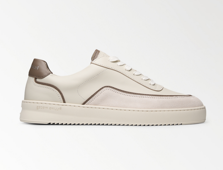 Filling Pieces Filling Pieces Mondo Premium Leren Sneaker Stack Nappa 'Off White'