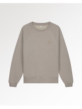 Filling Pieces Sweatshirt Embroidered Knot Melange 'Pure'