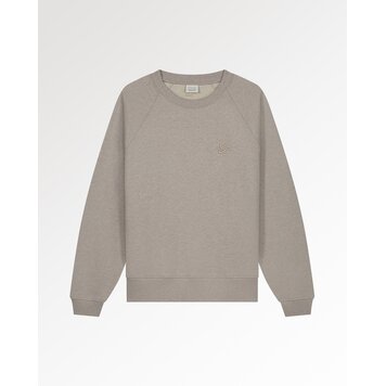 Filling Pieces Sweatshirt Embroidered Knot Melange 'Pure'