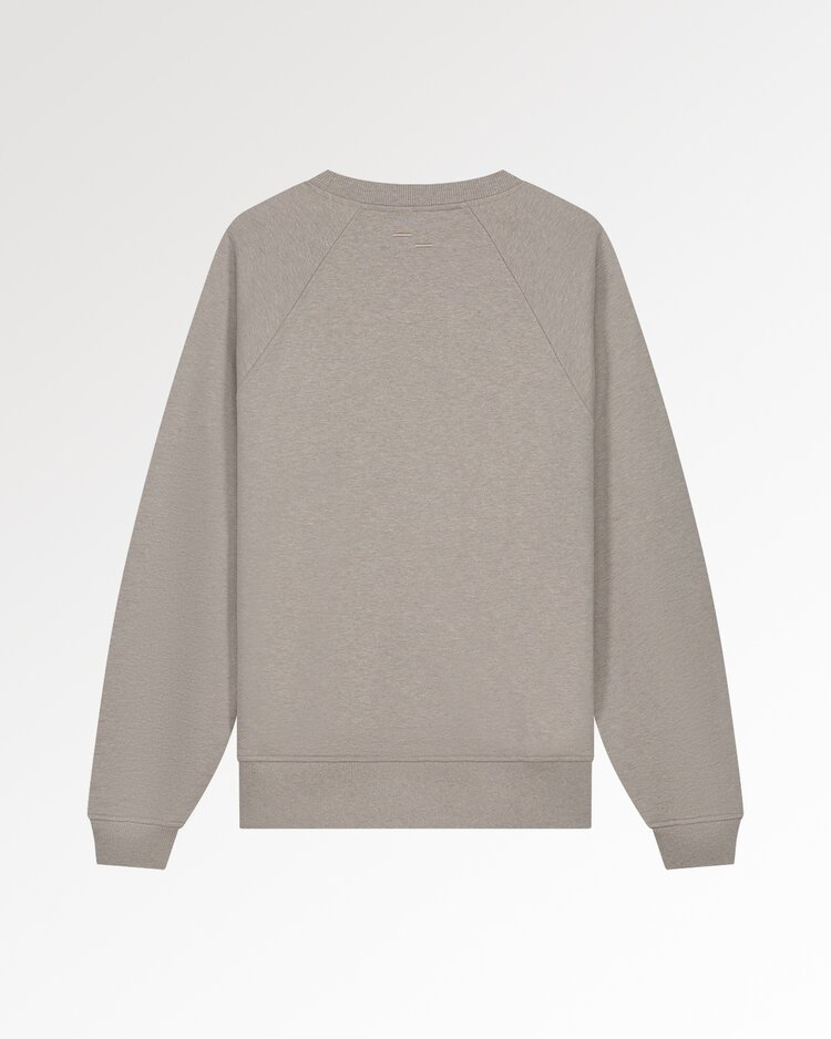 Filling Pieces Sweatshirt Embroidered Knot Melange 'Pure'