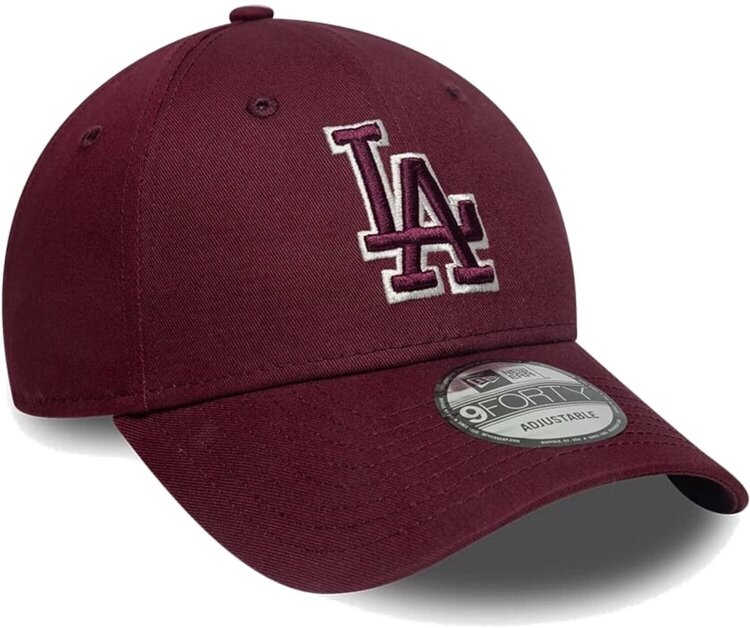 New Era Los Angeles Dodgers Team Outline 9Forty 'Bordeaux'