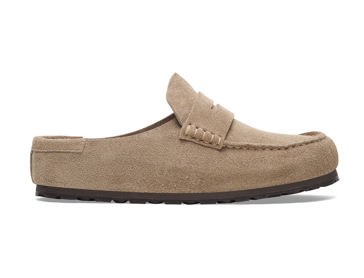 Birkenstock Naples Wrapped Suede 'Taupe'