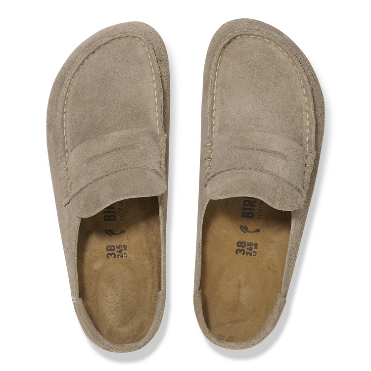 Birkenstock Naples Wrapped Suede 'Taupe'