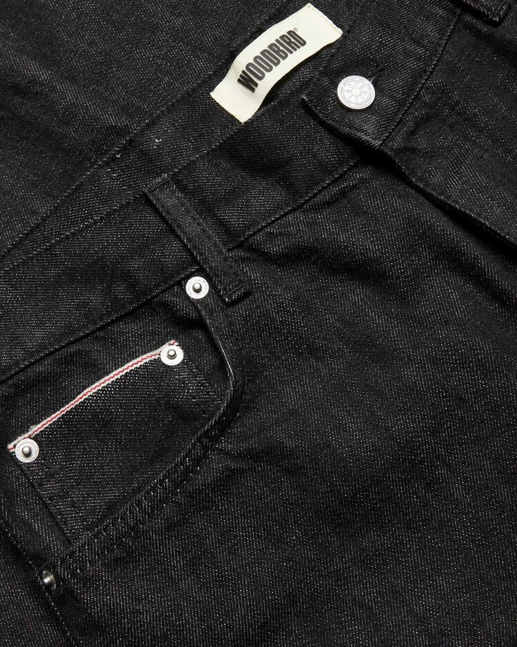 Woodbird Rami Selvedge 'Black'