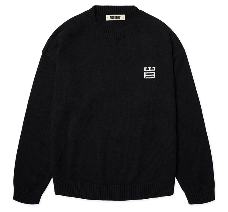 Woodbird Kurt Stamp Crew 'Black'