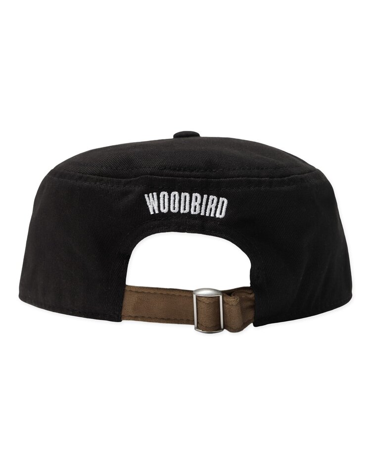 Woodbird Yin Pillbox Cap 'Black'