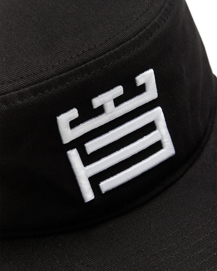 Woodbird Yin Pillbox Cap 'Black'