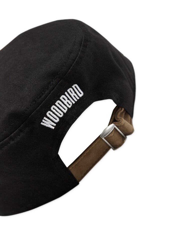 Woodbird Yin Pillbox Cap 'Black'
