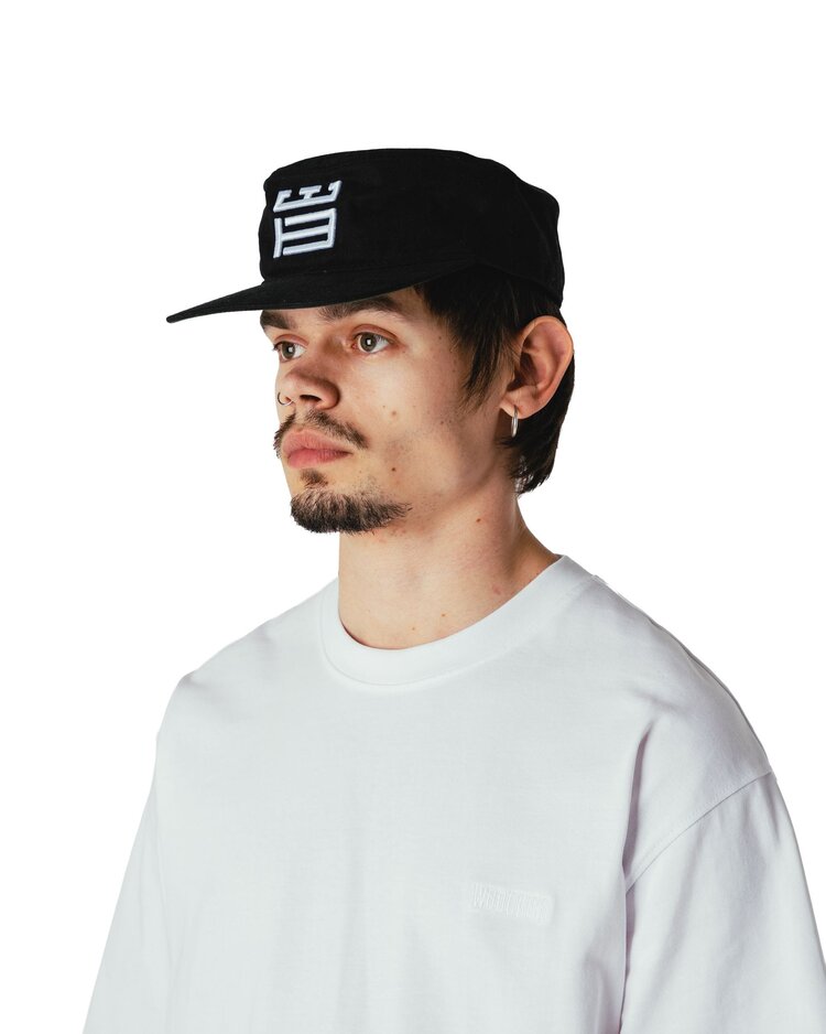 Woodbird Yin Pillbox Cap 'Black'
