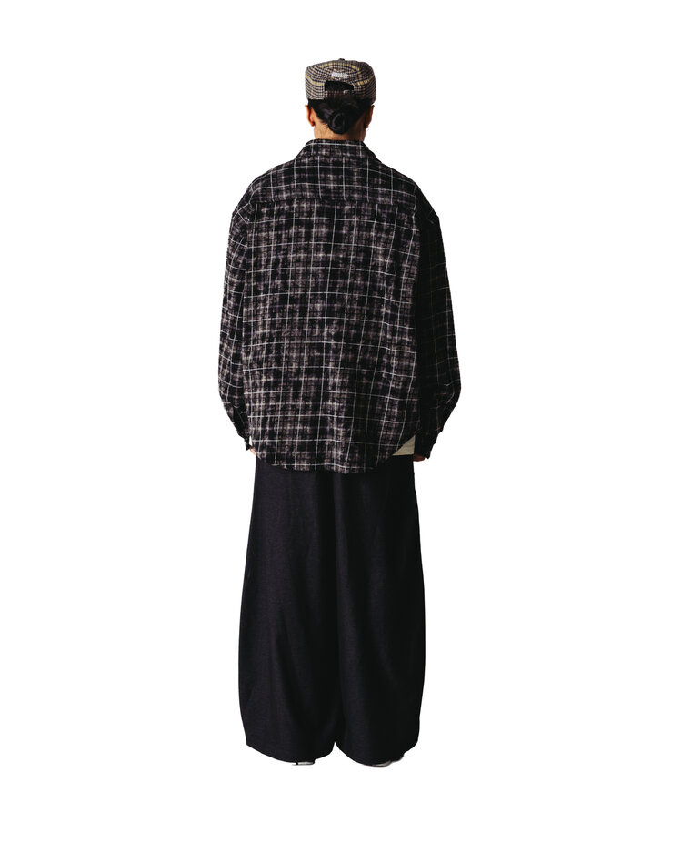 Woodbird Jong Wash Check Shirt 'Black White'