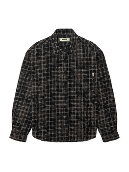 Woodbird Jong Wash Check Shirt 'Black White'