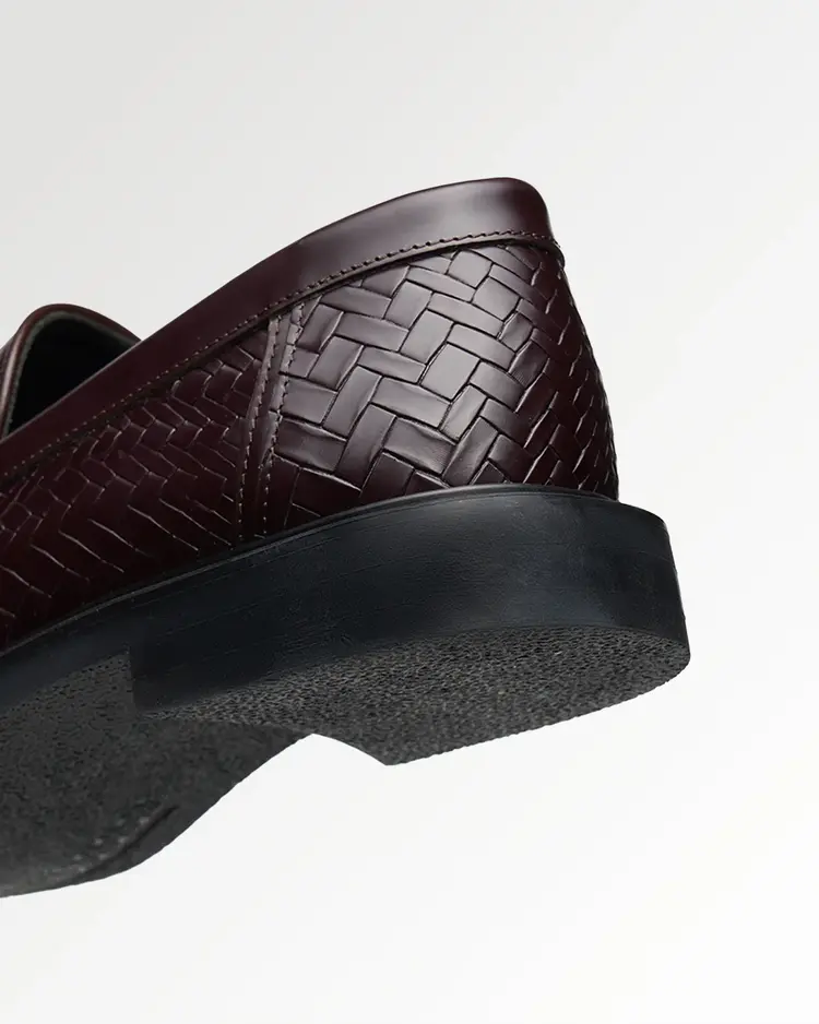 Filling Pieces Loafer Woven Twist 'Chocolate'