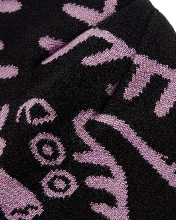 Woodbird Yan JQ Art Beanie 'Black / Violet'