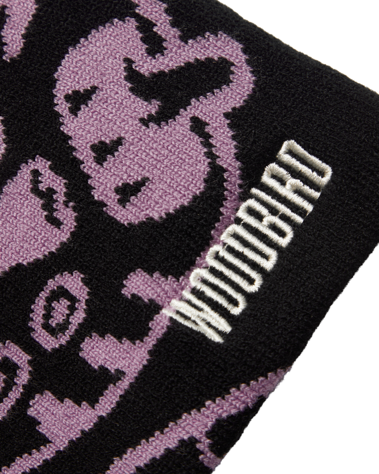 Woodbird Yan JQ Art Beanie 'Black / Violet'