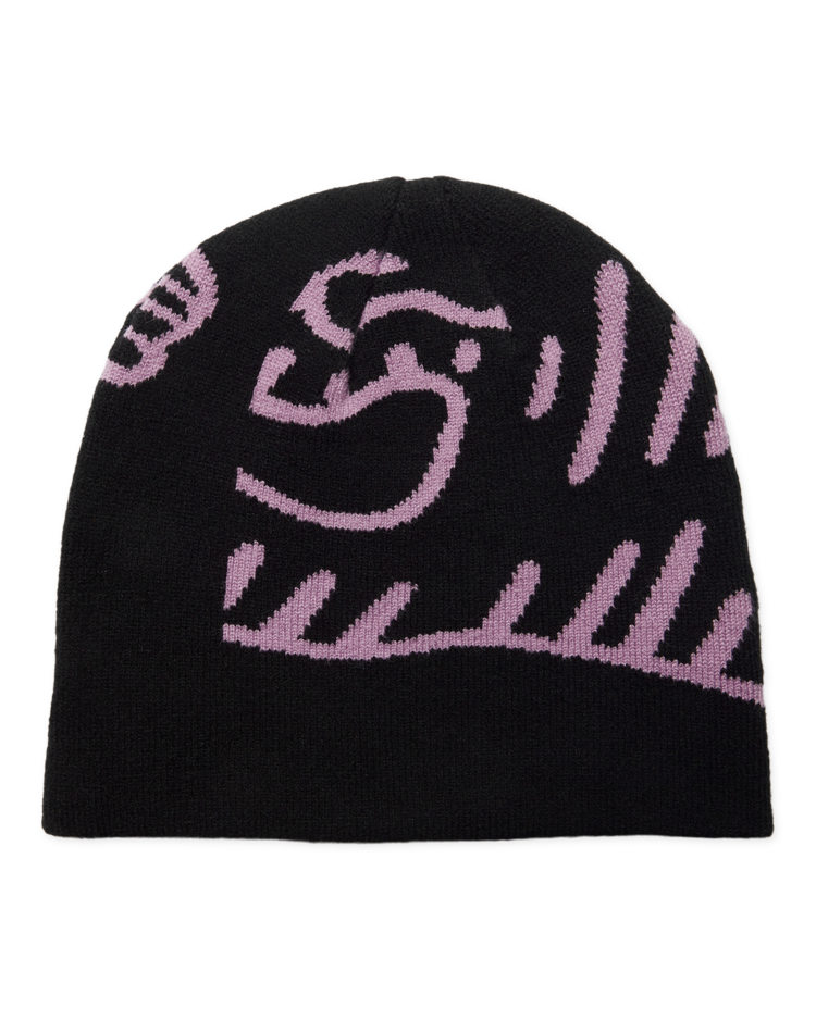 Woodbird Yan JQ Art Beanie 'Black / Violet'