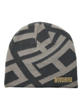 Woodbird Yan JQ Art Beanie 'Blue / Gray'