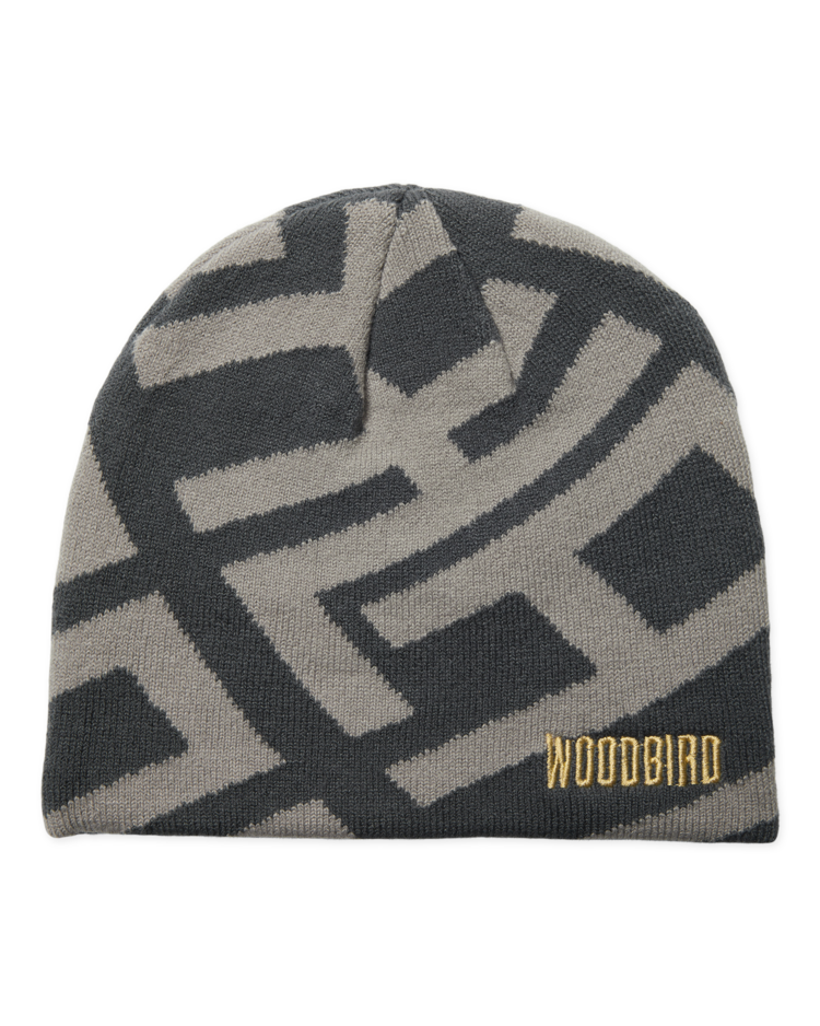 Woodbird Yan JQ Art Beanie 'Blue / Gray'