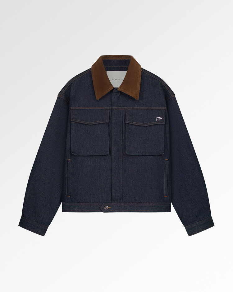 Filling Pieces Denim Jacket Raw 'Indigo'