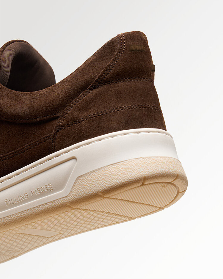 Filling Pieces Low Vise Suede 'Chocolate'