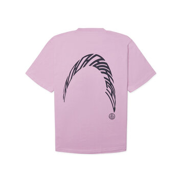 Woodbird Baine Warp T-Shirt 'Dusty Violet'