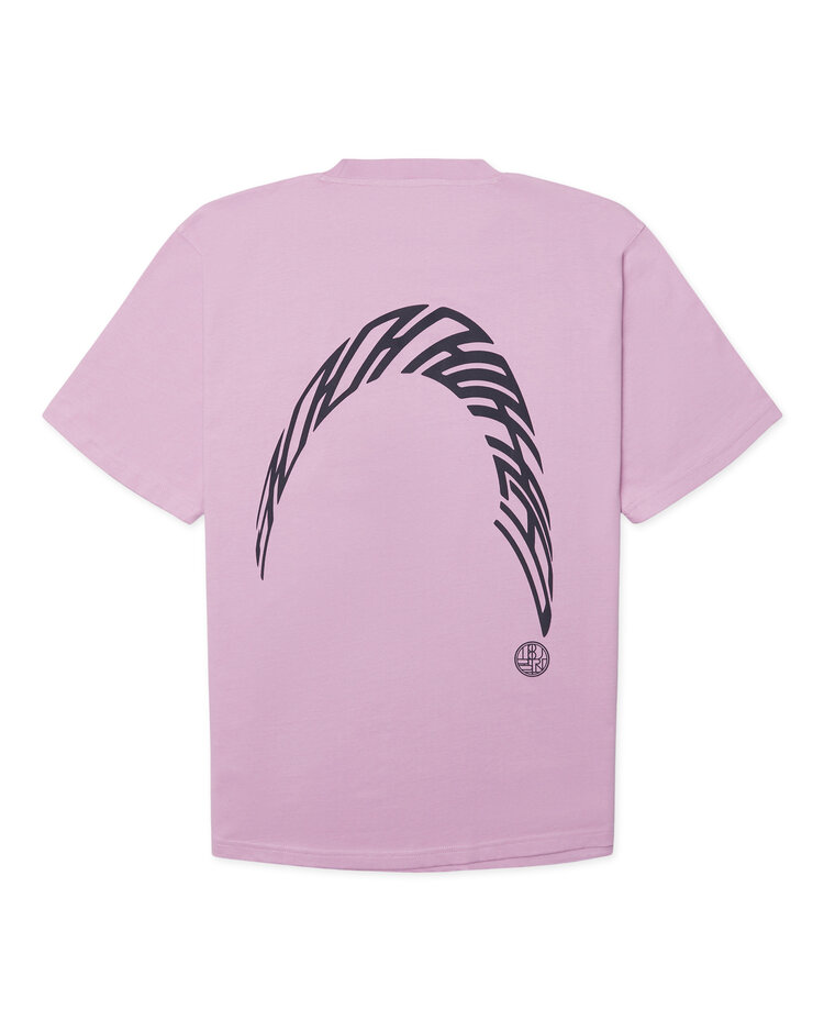 Woodbird Baine Warp T-Shirt 'Dusty Violet'