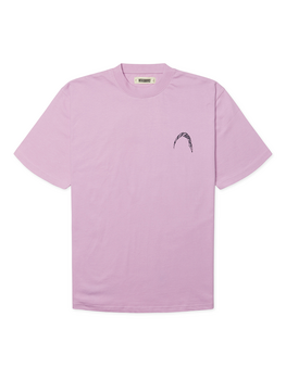 Woodbird Baine Warp T-Shirt 'Dusty Violet'