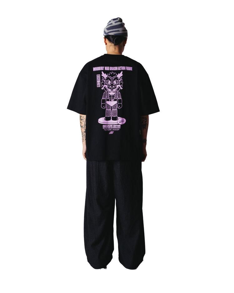 Woodbird Beam Action T-shirt 'Black'
