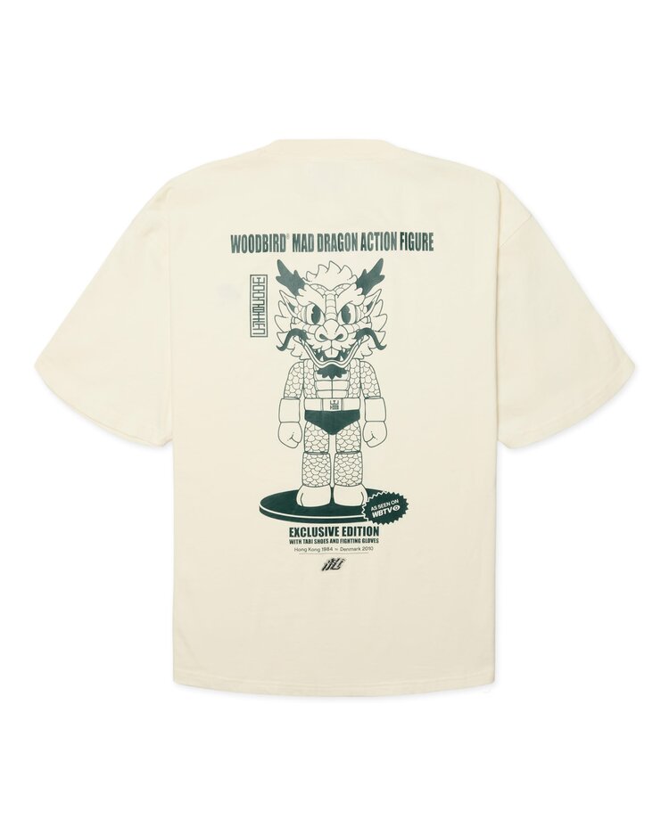 Woodbird Beam Action T-shirt 'Off White'