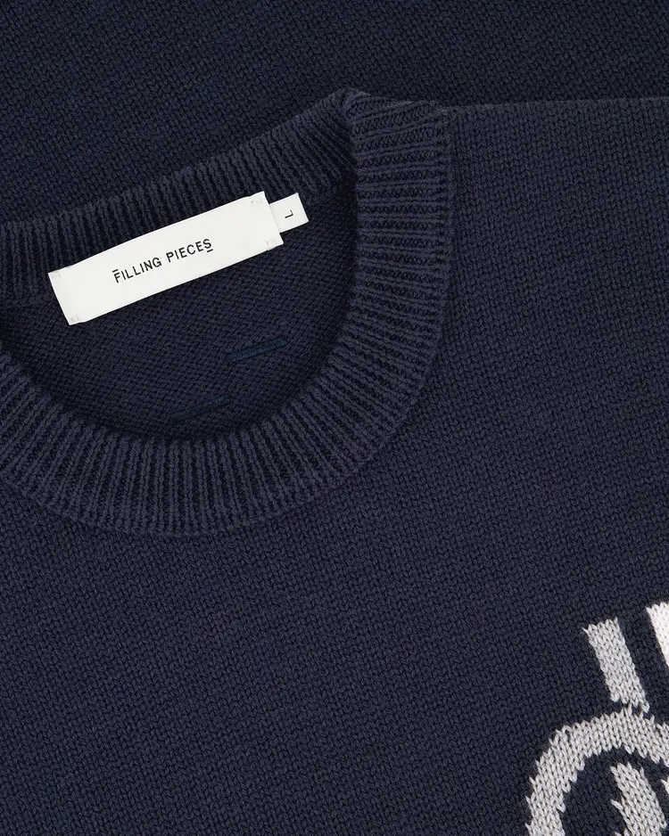 Filling Pieces Knit Sweater Knot 'Navy'