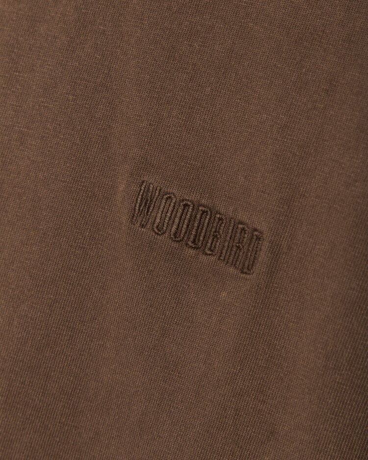 Woodbird Baine Washed T-Shirt 'Washed Brown'