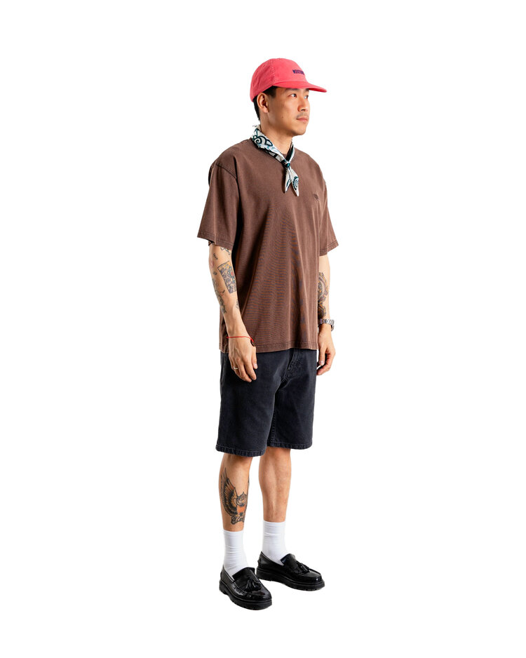 Woodbird Baine Washed T-Shirt 'Washed Brown'