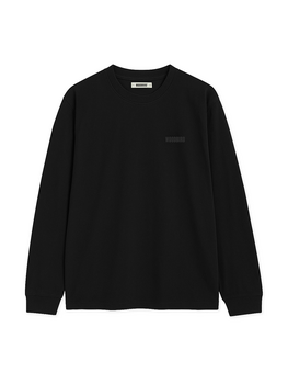 Woodbird Baine LS T-shirt 'Black'