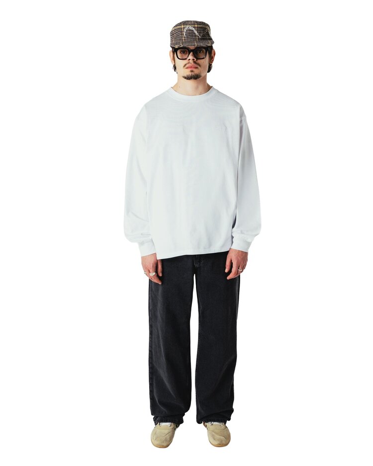 Woodbird Baine LS T-shirt 'White'
