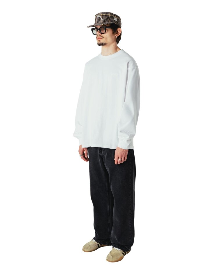 Woodbird Baine LS T-shirt 'White'