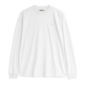 Woodbird Baine LS T-shirt 'White'