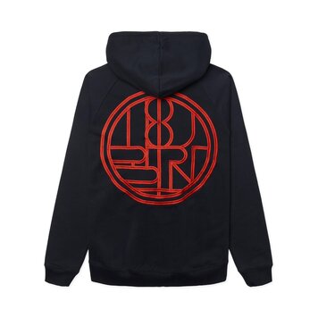 Woodbird Paw Emblem Zip Hoodie 'Dark Navy'