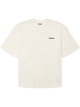 Woodbird Beam Tram T-Shirt 'Off White'
