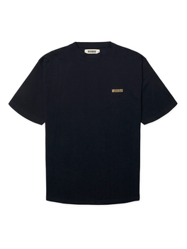 Woodbird Baine Cook T-Shirt 'Dark Navy'