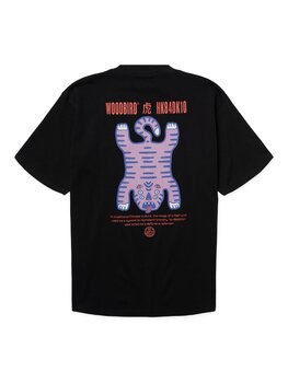Woodbird Baine Tiger T-Shirt 'Black'