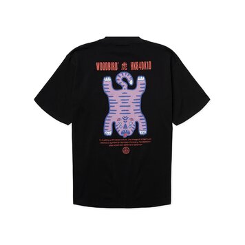 Woodbird Baine Tiger T-Shirt 'Black'