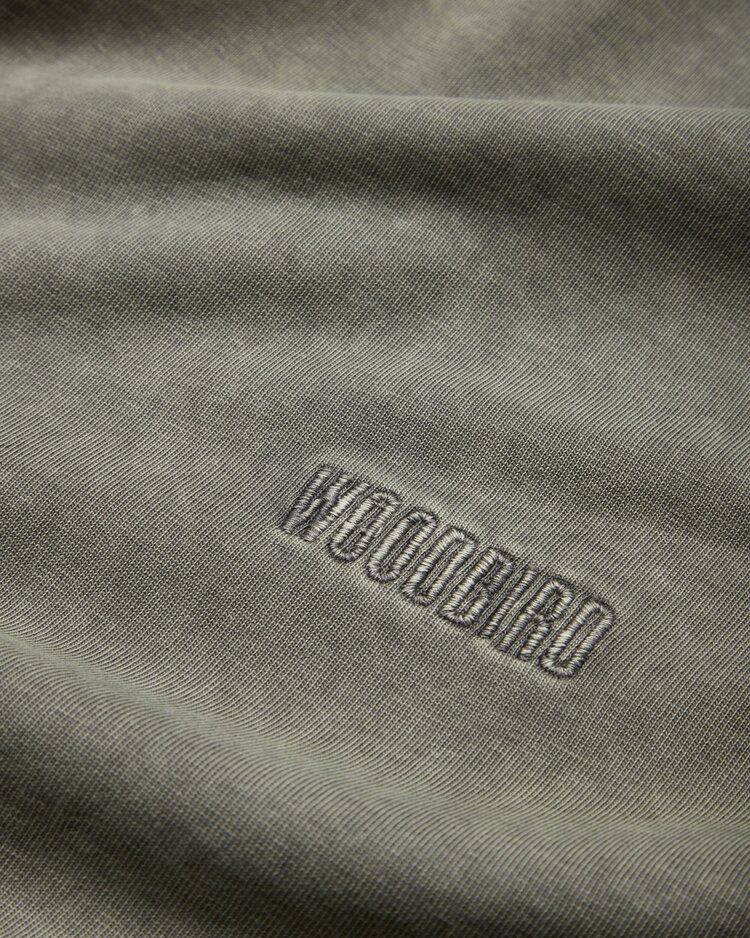 Woodbird Beam Tinted T-Shirt 'Dusty Green'
