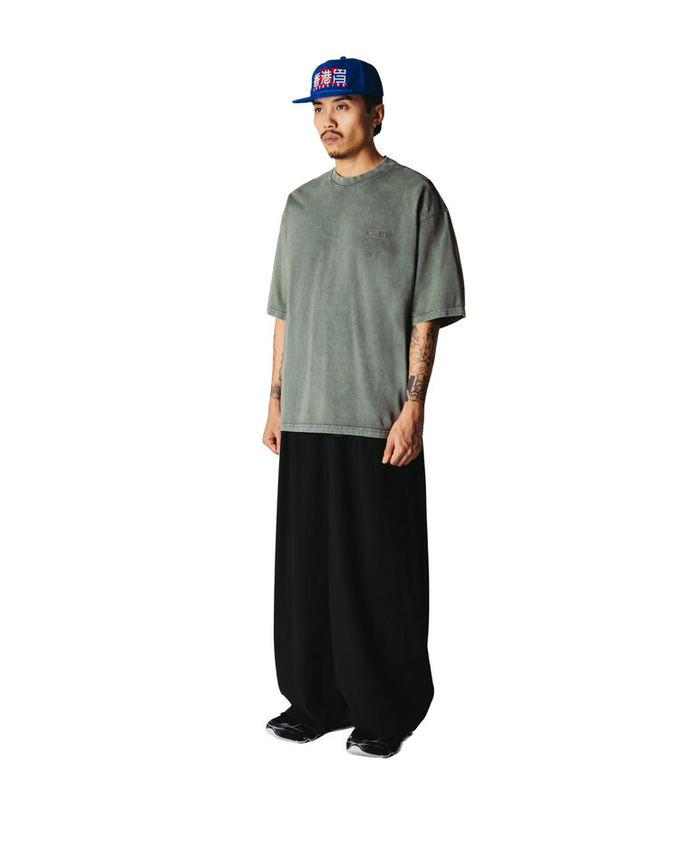 Woodbird Beam Tinted T-Shirt 'Dusty Green'