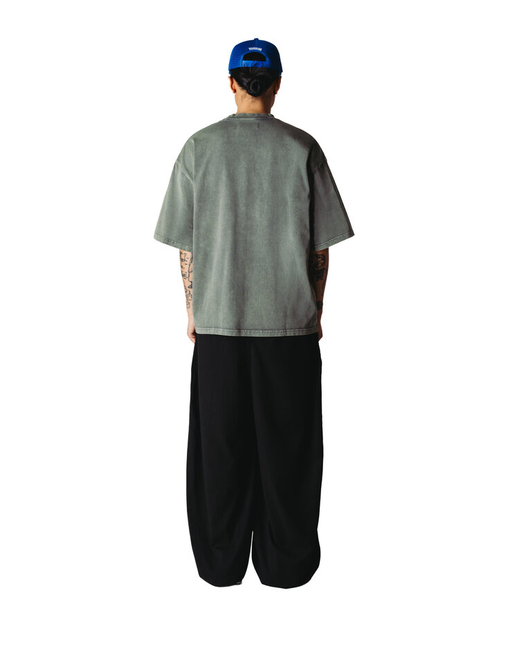 Woodbird Beam Tinted T-Shirt 'Dusty Green'