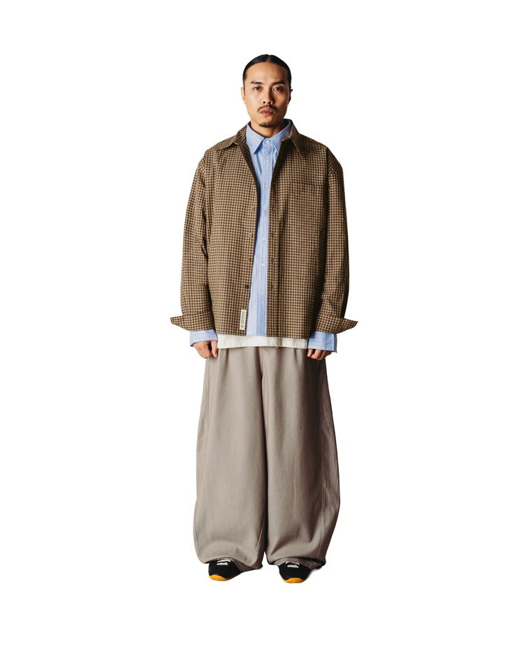 Woodbird Buzo Man Check Shirt 'Brown Honey'