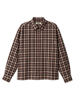 Woodbird Buzo Xiu Check Shirt 'Sand Fudge'