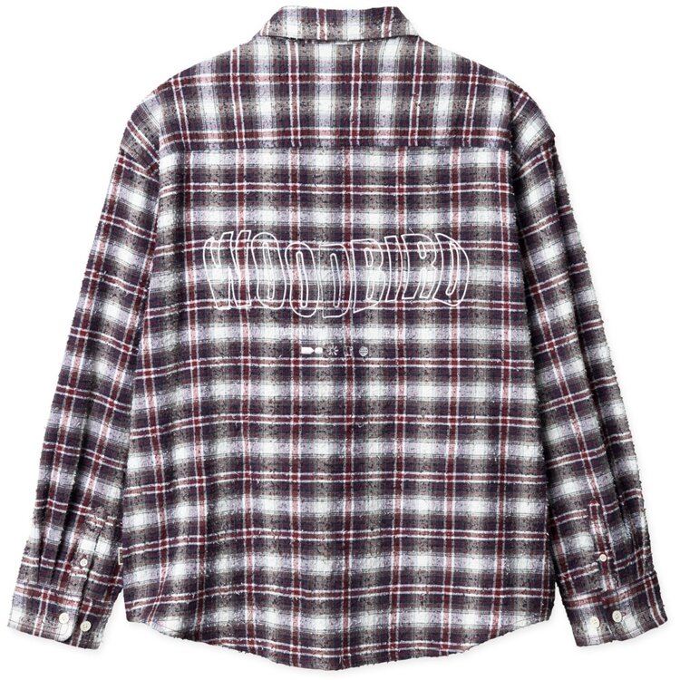 Woodbird Jong Em Check Shirt 'Red Check'