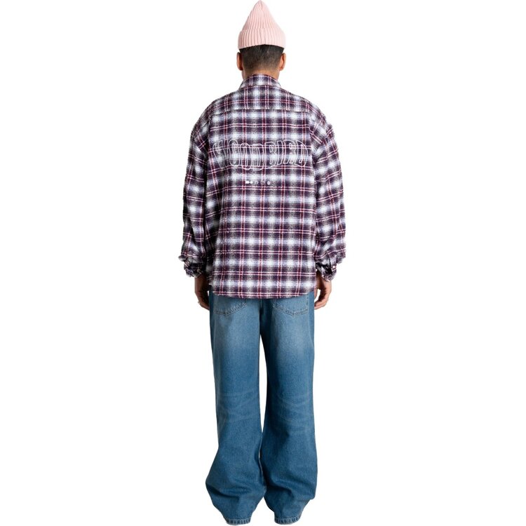 Woodbird Jong Em Check Shirt 'Red Check'
