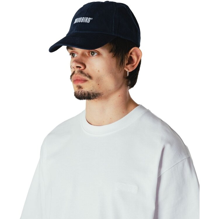 Woodbird Core Twill Cap 'Black / White'