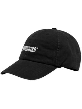 Woodbird Core Twill Cap 'Black / White'