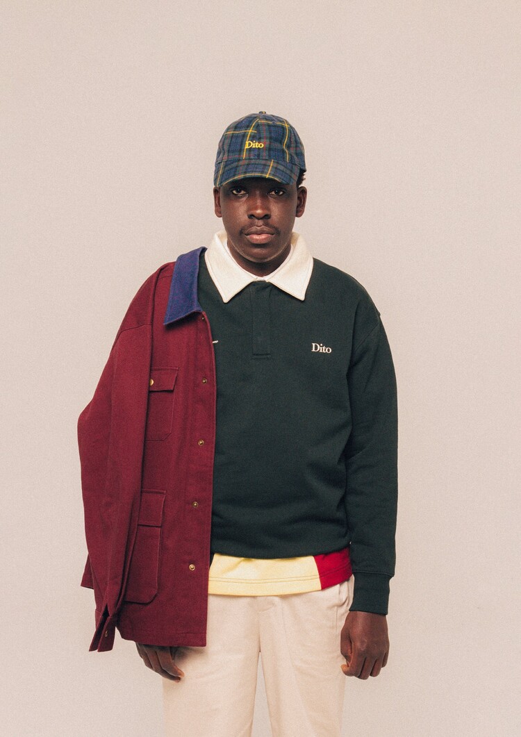 Dito Collective Court Quarter Zip 'Green'